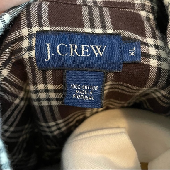 J Crew Men’s flannel button down long sleeve shirt XL - Picture 2 of 6